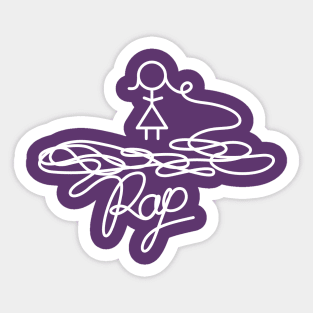 Rapunzel Hair Sticker